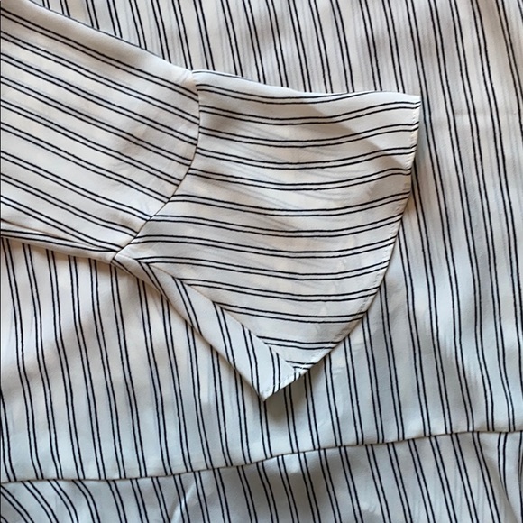 Loft Stripe Ruffle Blouse - Picture 3 of 4